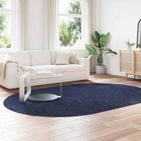 Berkfield Home Shaggy Rug High Pile NAVARRA Navy 300x200 cm Polyester | Size: Medium