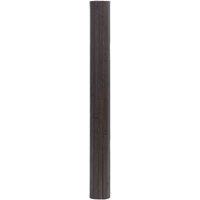 Berkfield Home Rug Rectangular Dark Brown 100x200 cm Bamboo | Size: Medium