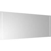 Berkfield Home LED Bathroom Mirror 40x100 cm in Clear