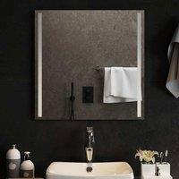 Berkfield Home LED Bathroom Mirror 60x60 cm in Clear