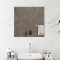 Berkfield Home LED Bathroom Mirror 60x60 cm in Clear