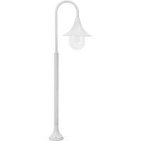 Berkfield Home Garden Post Light E27 120 cm Aluminium White