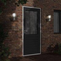Berkfield Home Outdoor Wall Light Silver Stainless Steel