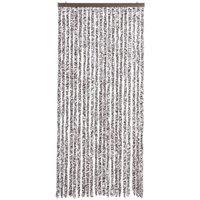 Berkfield Home Insect Curtain Brown & Beige 90x220 cm Chenille