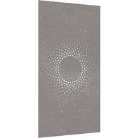 Berkfield Home Garden Wall Decoration 105x55 cm Corten Steel Sun Design in Brown