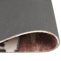 Berkfield Home Kitchen Rug Washable Animal Skin 45x150 cm Velvet