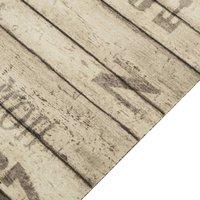 Berkfield Home Kitchen Rug Washable Fence 60x180 cm Velvet in Taupe