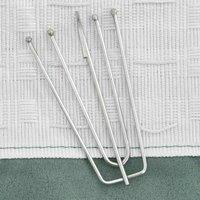 Berkfield Home Linen-Look Blackout Curtain with Hooks Green 290x245 cm