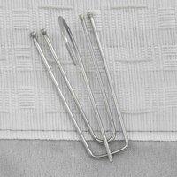 Berkfield Home Linen-Look Blackout Curtains with Hooks 2 pcs Grey 140x175 cm