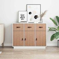 Berkfield Home Self-adhesive Furniture Films 2 pcs Light Oak 500x90 cm PVC in Brown
