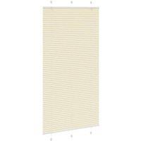 Berkfield Home Pleated Blind Cream 110x200 cm Fabric Width 109.4 cm Polyester