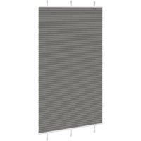 Berkfield Home Pleated Blind Anthracite 115x200 cm Fabric Width 114.4 cm Polyester in Charcoal