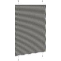 Berkfield Home Pleated Blind Anthracite 85x150 cm Fabric Width 84.4 cm Polyester in Charcoal