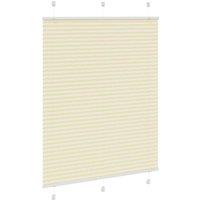 Berkfield Home Pleated Blind Cream 110x150 cm Fabric Width 109.4 cm Polyester