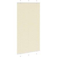 Berkfield Home Pleated Blind Cream 105x200 cm Fabric Width 104.4 cm Polyester