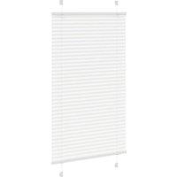 Berkfield Home Pleated Blind White 80x100 cm Fabric Width 79.4 cm Polyester