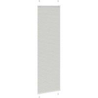 Berkfield Home Pleated Blind Light Grey 55x200 cm Fabric Width 54.4 cm Polyester