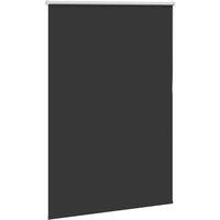 Berkfield Home Roller Blind Blackout Black 115x175 cm Fabric Width 110.7 cm Polyester