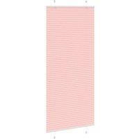 Berkfield Home Pleated Blind Pink 85x200 cm Fabric Width 84.4 cm Polyester