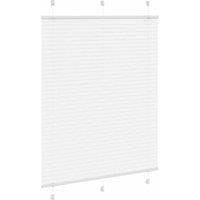 Berkfield Home Pleated Blind White 105x150 cm Fabric Width 104.4 cm Polyester