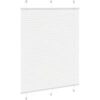 Berkfield Home Pleated Blind White 110x100 cm Fabric Width 109.4 cm Polyester