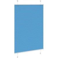 Berkfield Home Pleated Blind Blue 100x100 cm Fabric Width 99.4 cm Polyester