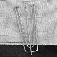 Berkfield Home Linen-Look Blackout Curtains with Hooks 2 pcs Anthracite 140x225 cm in Black