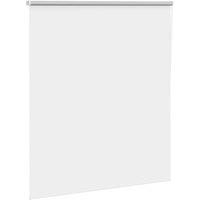 Berkfield Home Roller Blind Blackout White 125x130 cm Fabric Width 121.6 cm Polyester