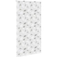 Berkfield Home Shower Roller Blind 140x240 cm Fabric Width 136 cm in Grey