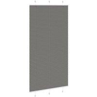 Berkfield Home Pleated Blind Anthracite 105x200 cm Fabric Width 104.4 cm Polyester in Dark Grey