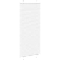 Berkfield Home Pleated Blind White 100x200 cm Fabric Width 99.4 cm Polyester