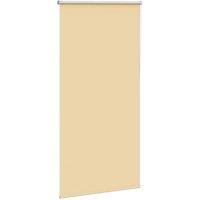 Berkfield Home Roller Blind Blackout Beige 80x175 cm Fabric Width 75.7 cm Polyester