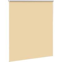 Berkfield Home Roller Blind Blackout Beige 120x150 cm Fabric Width 116.6 cm Polyester