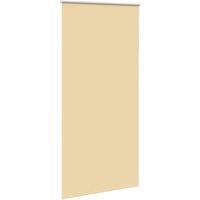 Berkfield Home Roller Blind Blackout Beige 105x230 cm Fabric Width 100.7 cm Polyester
