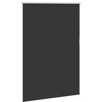 Berkfield Home Roller Blind Blackout Black 115x150 cm Fabric Width 110.7 cm Polyester