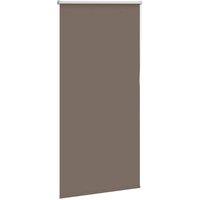 Berkfield Home Roller Blind Blackout Coffee 80x175 cm Fabric Width 75.7 cm Polyester in Brown