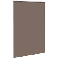 Berkfield Home Roller Blind Blackout Light Grey 90x150 cm Fabric Width 85.7 cm P in Brown