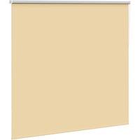 Berkfield Home Roller Blind Blackout Beige 165x150 cm Fabric Width 161.6 cm Polyester