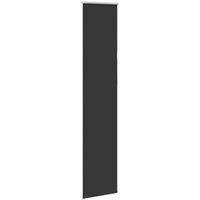 Berkfield Home Roller Blind Blackout Black 55x210 cm Fabric Width 50.7 cm Polyester