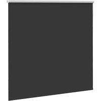 Berkfield Home Roller Blind Blackout Black 160x175 cm Fabric Width 156.6 cm Polyester