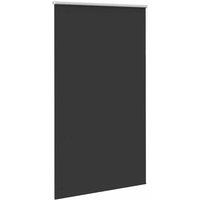 Berkfield Home Roller Blind Blackout Black 140x230 cm Fabric Width 136.6 cm Polyester