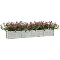 Berkfield Home Garden Raised Bed 320x40x45 cm Galvanized Steel Silver | Size: 320 x 40 x 45 cm