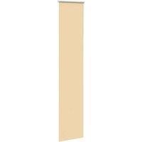 Berkfield Home Roller Blind Blackout Beige 50x210 cm Fabric Width 45.7 cm Polyester