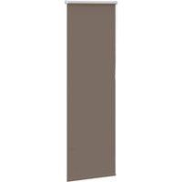 Berkfield Home Roller Blind Blackout Coffee 60x130 cm Fabric Width 55.7 cm Polyester in Brown