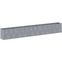Berkfield Home Garden Raised Bed 482x50x69 cm Corten Steel in Brown | Size: 482 x 50 x 69 cm