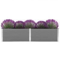Berkfield Home Garden Raised Bed 250x100x54 cm WPC Grey | Size: 250 x 100 x 54 cm