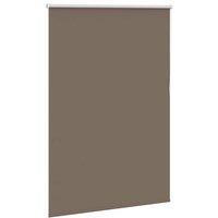 Berkfield Home Roller Blind Blackout Coffee 95x130 cm Fabric Width 90.7 cm Polyester in Brown