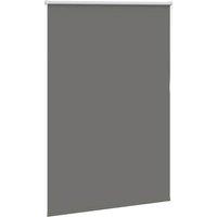Berkfield Home Roller Blind Blackout Grey 95x150 cm Fabric Width 90.7 cm Polyester