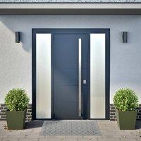 Berkfield Home Garden Planters Olive Green 2 pcs 40x40x40 cm Steel | Size: 40 x 40 x 40 cm