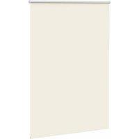 Berkfield Home Roller Blind Blackout Marine 150x230 cm Fabric Width 146.6 cm Pol in Off-White